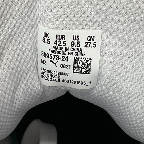 Puma Rebound LayUp High Top Sneakers 369573-24 Men's Size 9.5 White/Black Sports - Picture 2 of 9